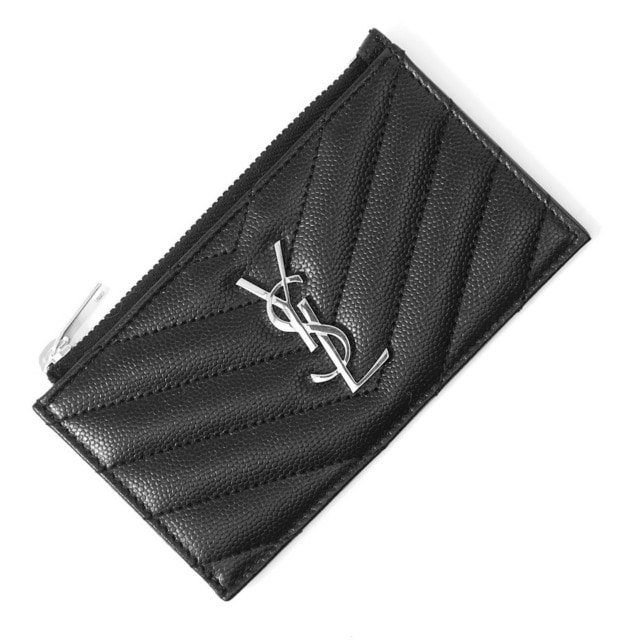 Buy Saint Laurent Monogram Zipped Card Case 'Black' - 575879 B0W01 1000 -  Black